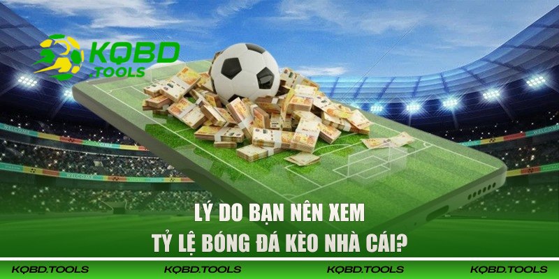 Lý do bạn nên xem tỷ lệ bóng đá kèo nhà cái?