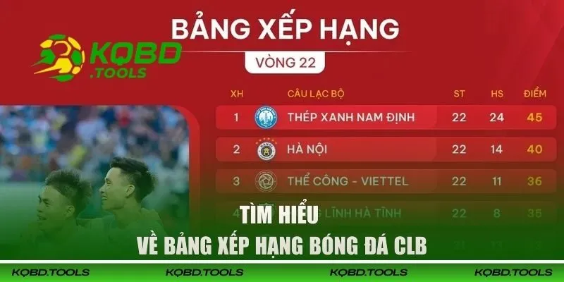 Bảng Xếp Hạng Bóng Đá CLB Tại KQBD | Cập Nhật Nóng Hổi Nhất! 26 Tìm hiểu về bảng xếp hạng bóng đá CLB