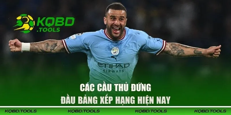 Các cầu thủ đứng đầu bảng xếp hạng hiện nay 